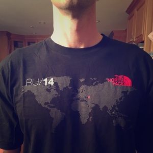 THE NORTH FACE RU/14 Black T shirt M limited ed.