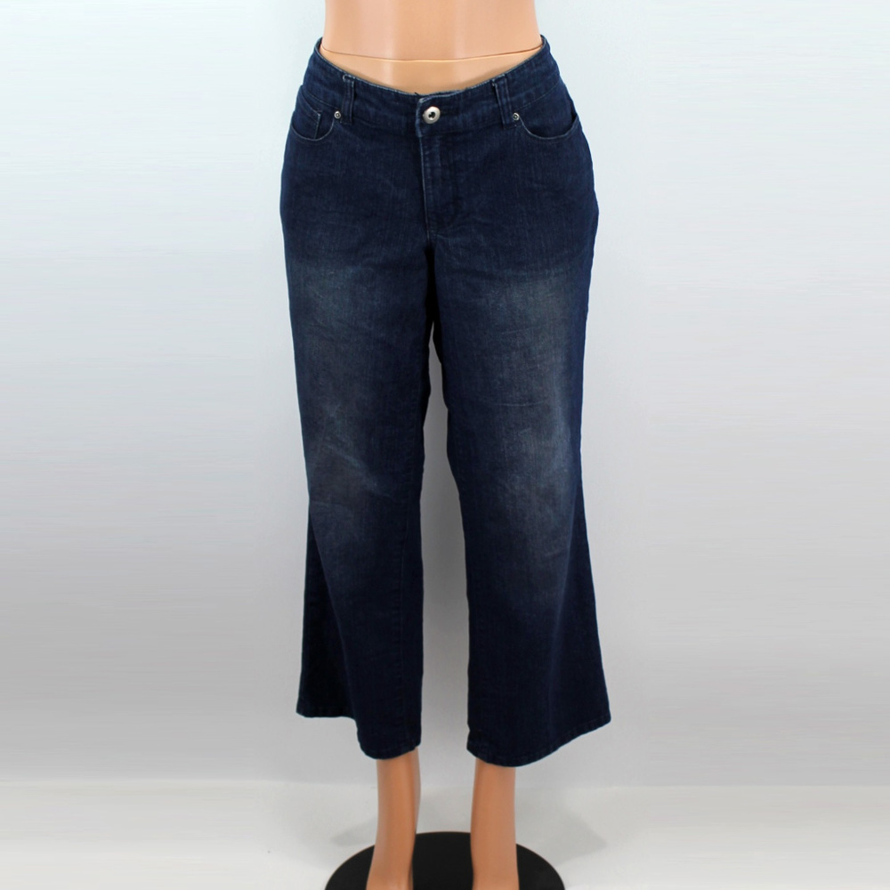 Christopher & Banks Floral Embellished Jeans - 8P