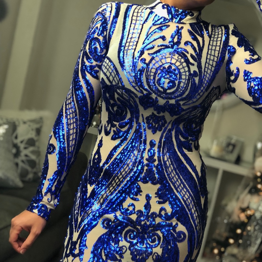 Blue dress - Picture 2 of 4