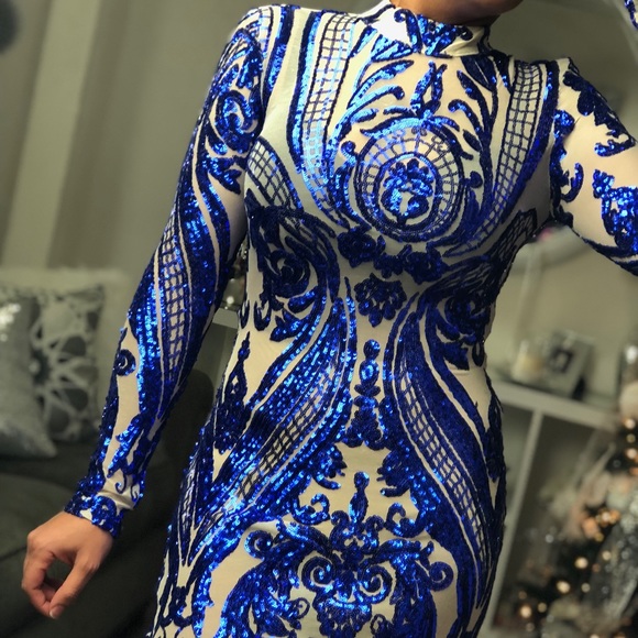 Blue dress - Picture 2 of 4