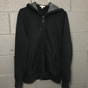 💯 Burberry Cotton Jersey zip hoodie
