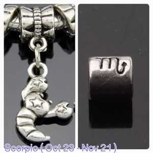 Scorpio Crab Zodiac Horoscope Charm Bundle Set