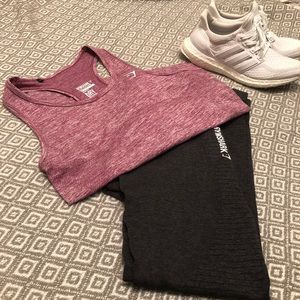 NWOT Gymshark Plum Seamless Vest