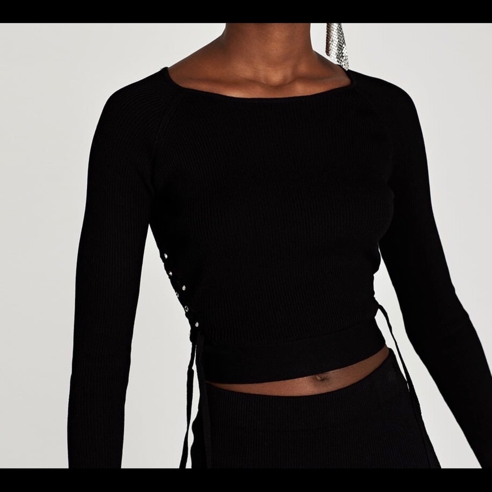 Cropped sweater