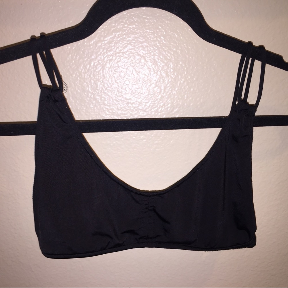 Silence+noise strappy Black bralette