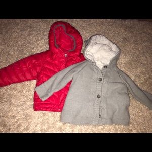 Lot of 2 jackets, 2T from Columbia and Crazy 8