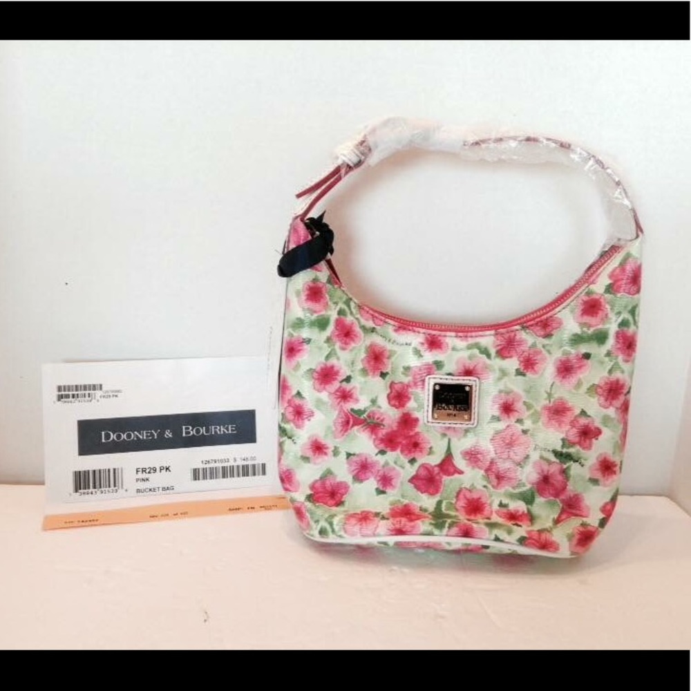 Spring colored Dooney and Burke purse