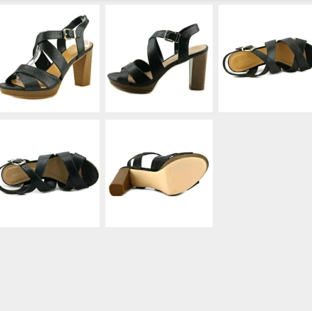Alfani strappy block heel sandal size 6