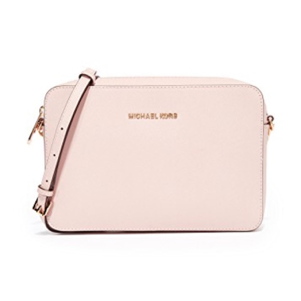 Light pink Michael Kors East West Crossbody
