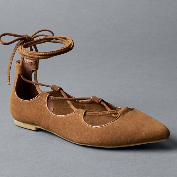 NWT GAP Lace up ballet flats! 😍 - Picture 1 of 1