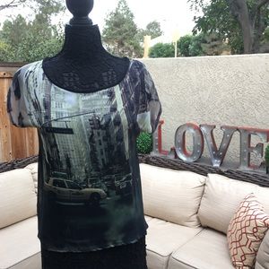 Arden B, NYC Taxi City St. Scene, Slightly Sheer