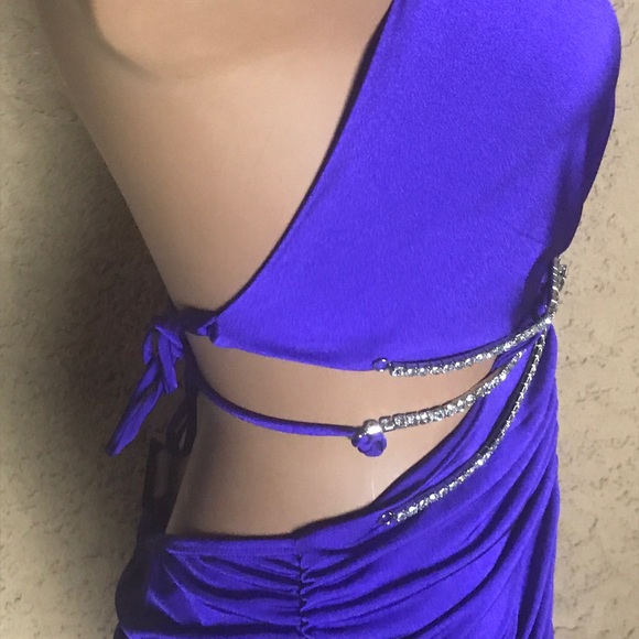 Purple Rhinestone Dress - Picture 3 of 5