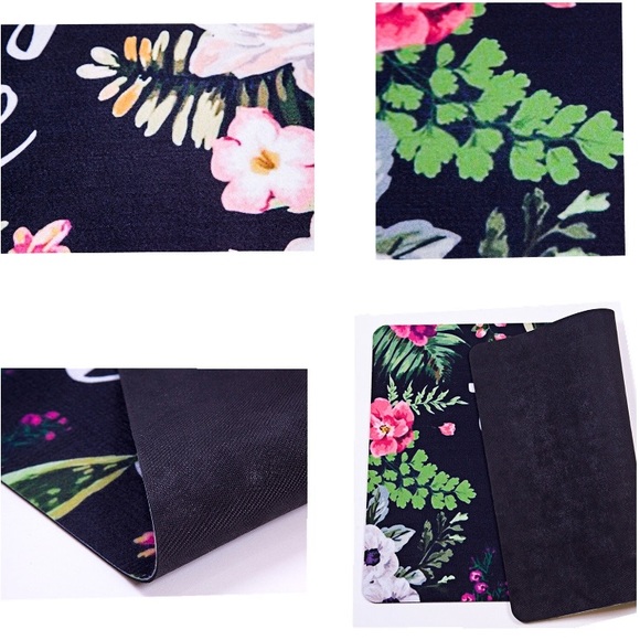 NWT Thug Life Rubber Door Floor Mat Floral - Picture 4 of 5