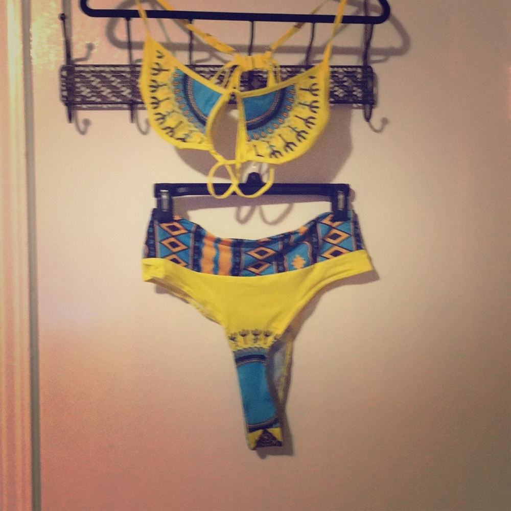 High Waist Thong Bikini