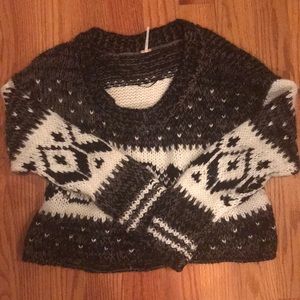Free people cropped sweater