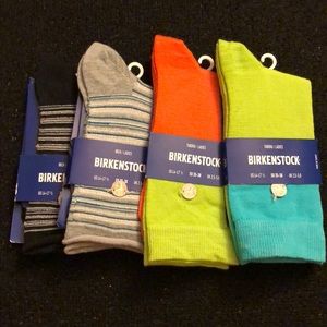 BIRKENSTOCK SOCKS, $18 each.