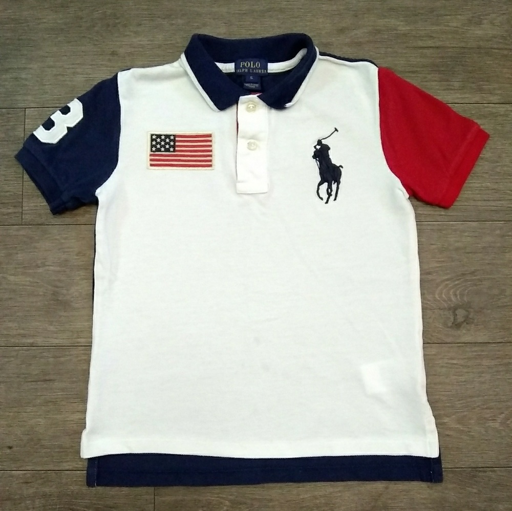 Polo Ralph Lauren Color-Block Polo Size 6