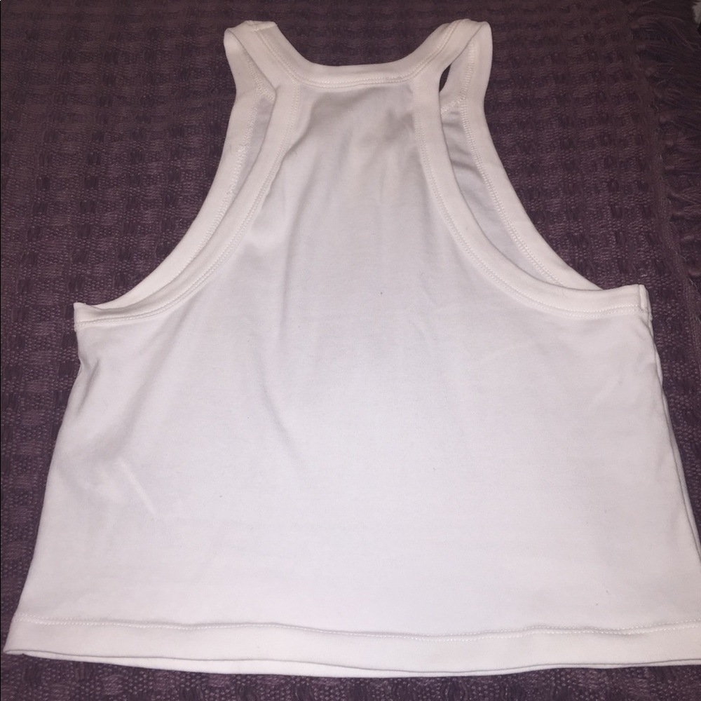 (SOLD ON MERCARI) White crop top