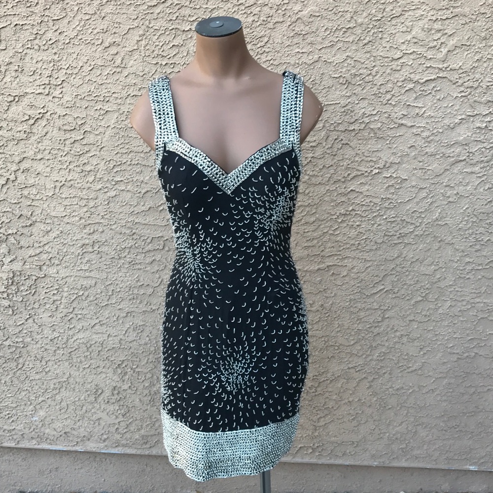 Vintage Beaded A.J Bari Dress