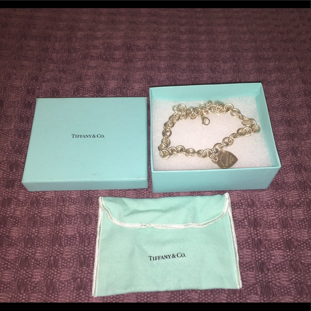 Return to Tiffany Heart Tag Choker 100% Authentic