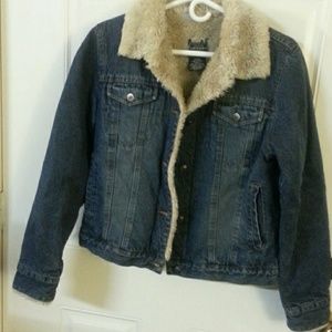 Arizona Jean Company Jean Fur Jacket