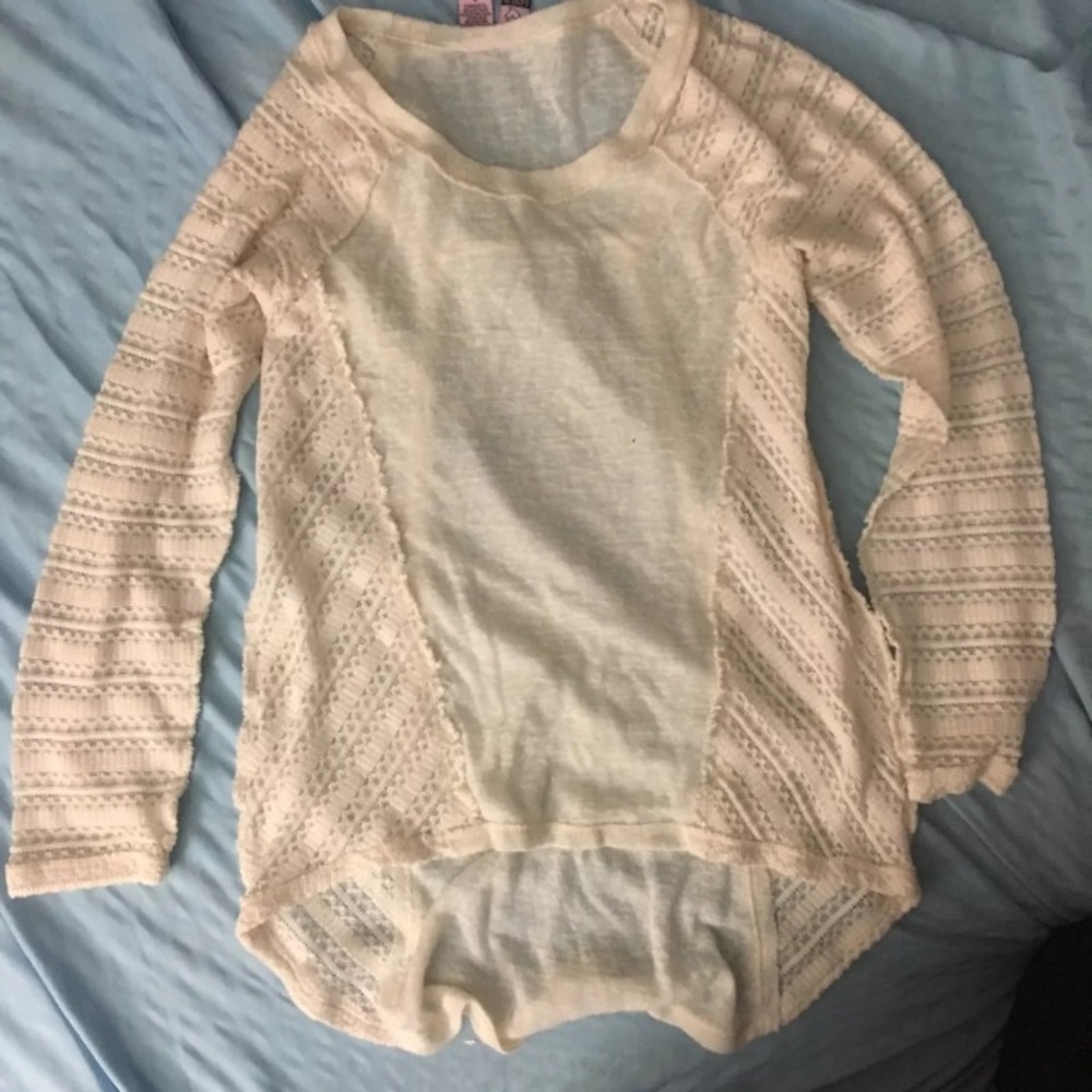 Creme lightweight sweater