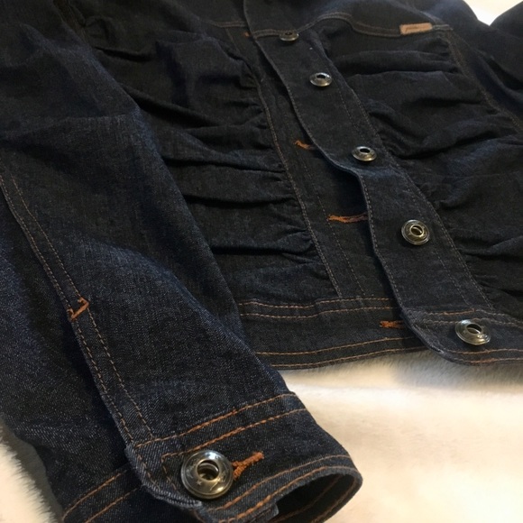 FUBU Ruched Jean Jacket - Picture 1 of 4