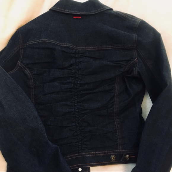 FUBU Ruched Jean Jacket - Picture 4 of 4