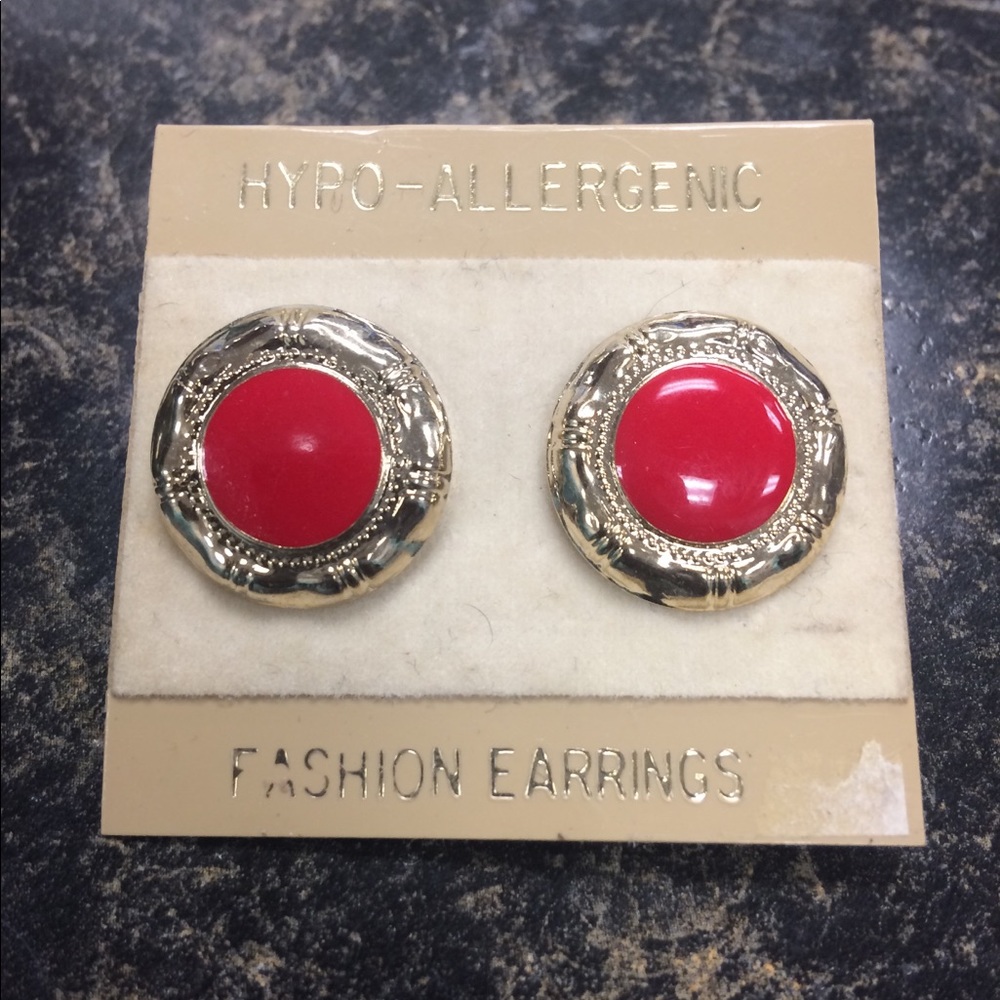 Red Dot Fashion Earrings