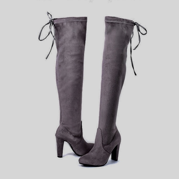 Shoes - New Arrival ✨Suede Thigh High Over the Knee Boots