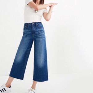 Madewell Wide Leg Crop Jeans