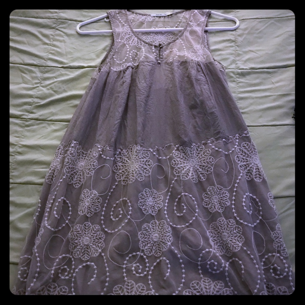 Anthropologie Kimchi Blue lace tunic