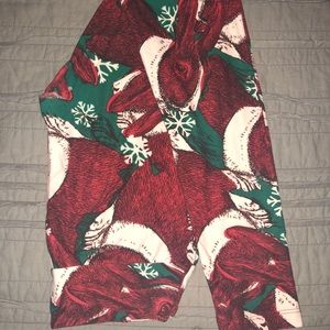 Lularoe Christmas leggings one size 2016