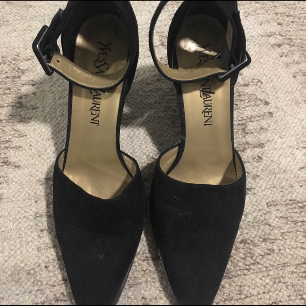 Vintage YSL Suede Sandals
