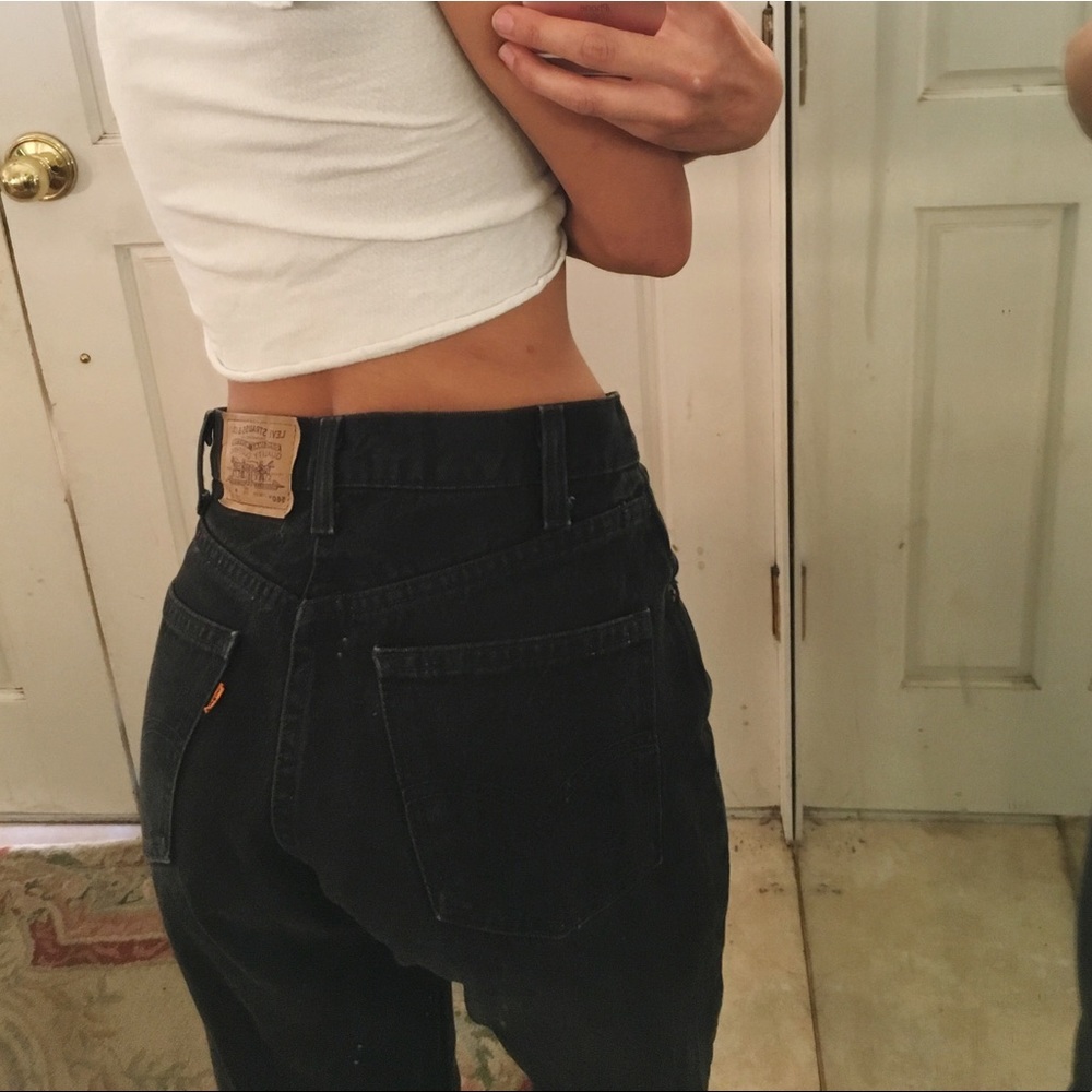 Vintage Orange tab Levis