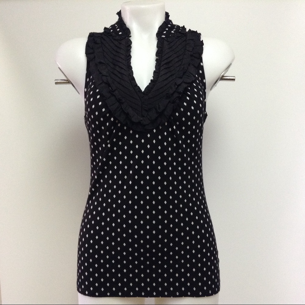White House Black Market Sleeveless Top Size Small - Picture 1 of 8