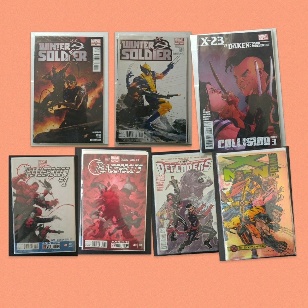 Lot of 7 Marvel Comics