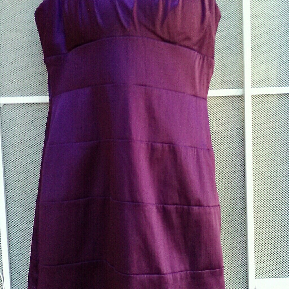 Bisou Bisou Size 12 plum purple dress