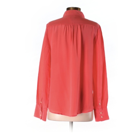 J.Crew Factory Silk Blythe Blouse - Picture 2 of 2