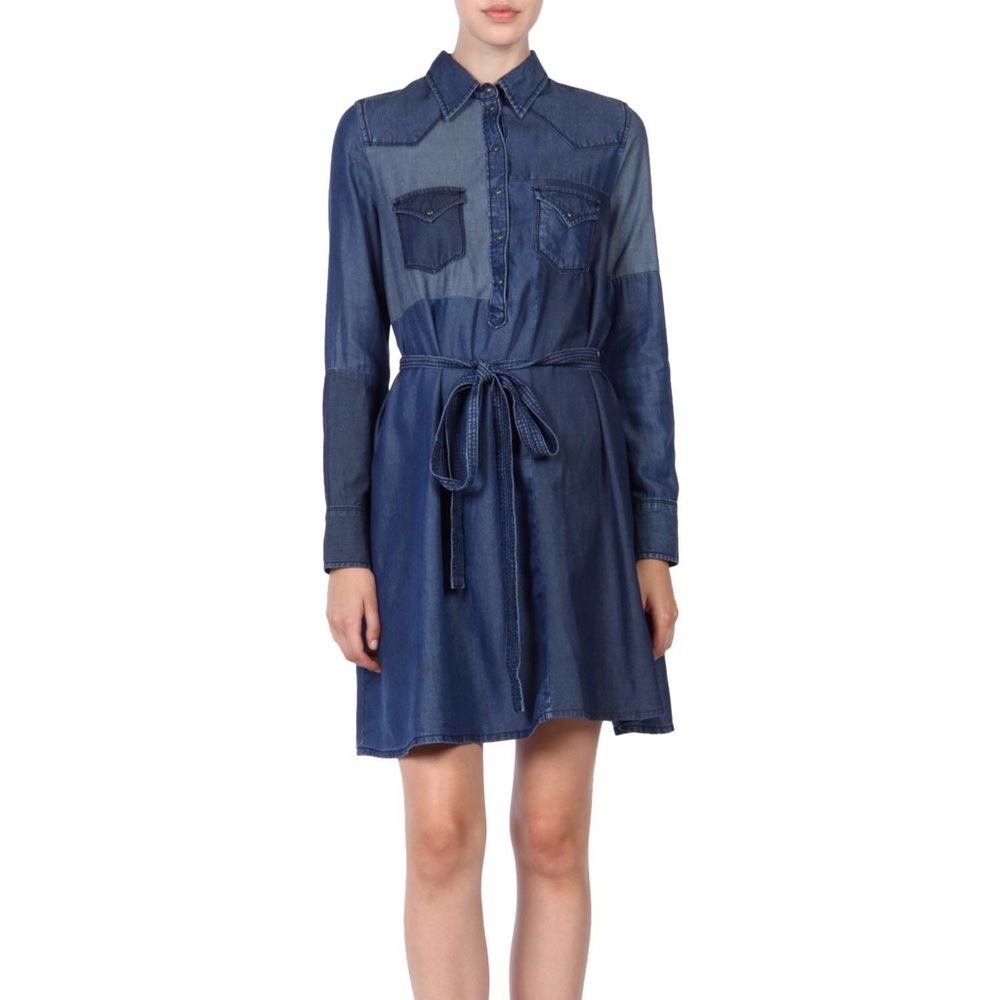 Diesel Denim De-Maris LS Cut Dress XXS