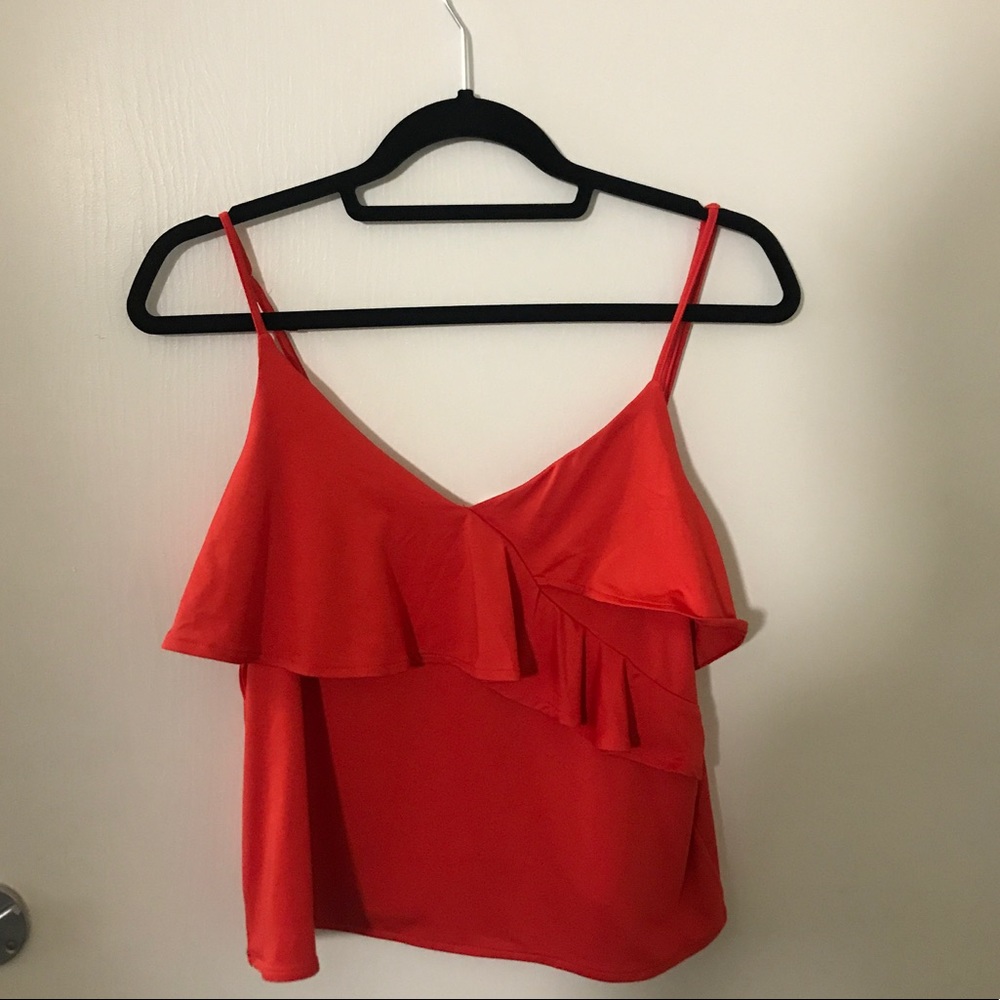 H&M Ruffle Crop Top