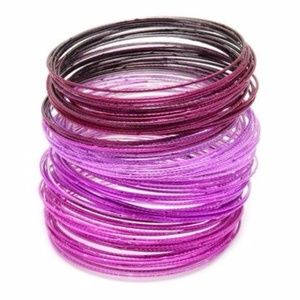Amrita Singh Gabrielle Bangle Set 8 Purple