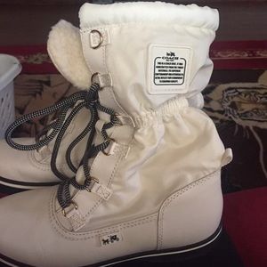 Coach winter boots