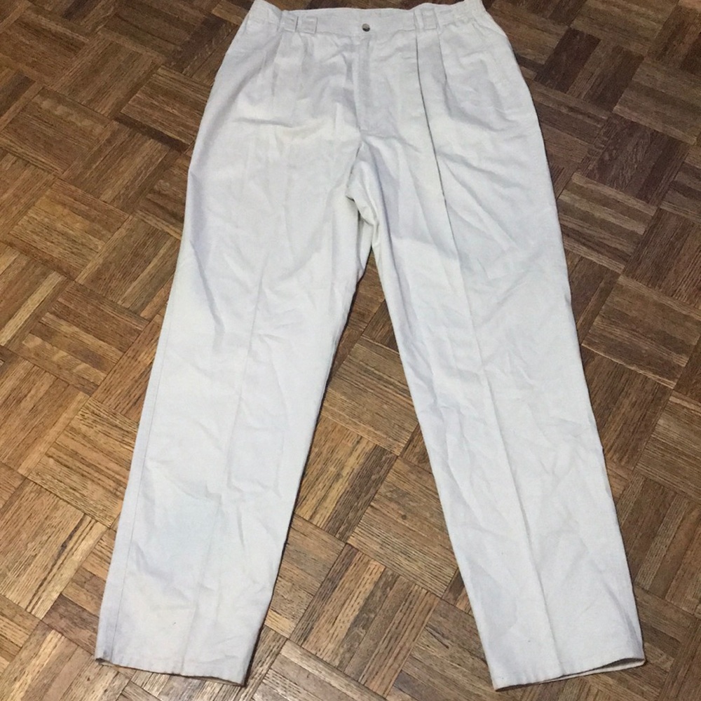 Haggar Clothing Elastic Waist Pants SZ 38X36