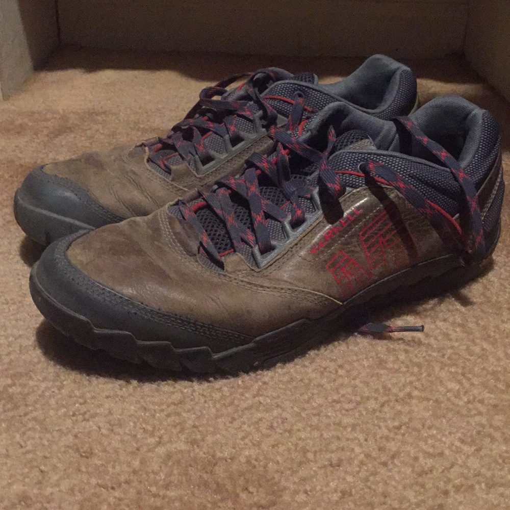 Merrell hiking leather shoes