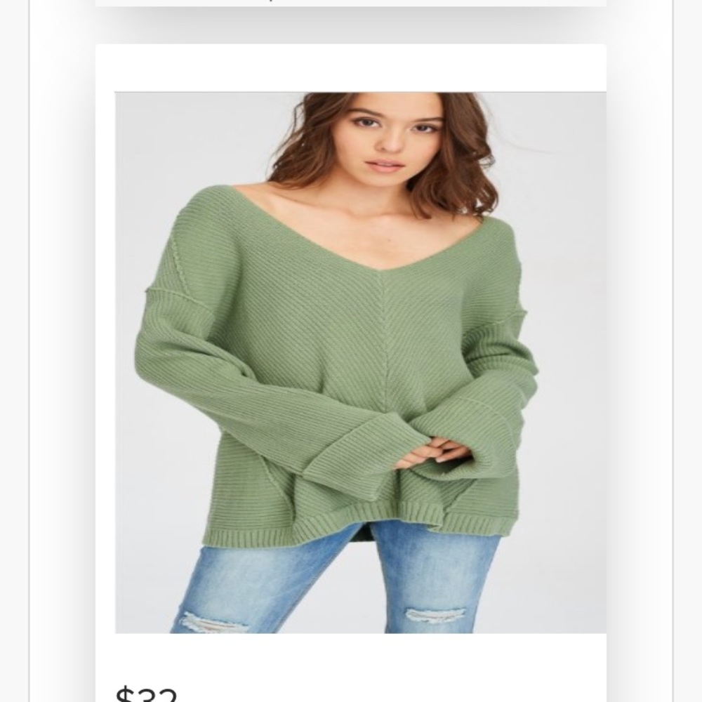 Sage sweater