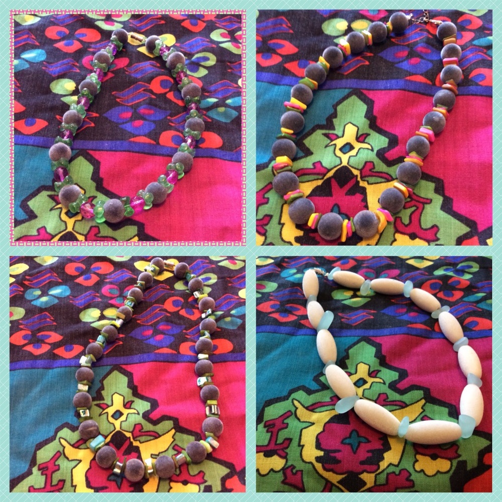Bundle of 4 handmade necklaces