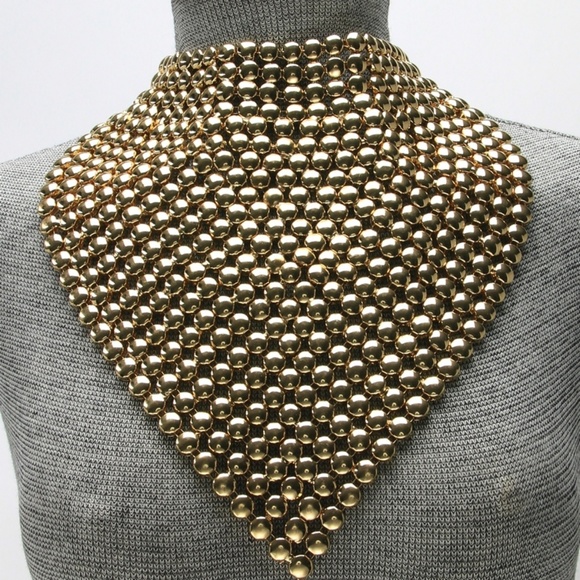Jewelry - Metal Bib Choker Necklace Jewelry - Metal Bib Choker Necklace