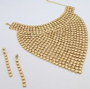 Jewelry - Metal Bib Choker Necklace Jewelry - Metal Bib Choker Necklace