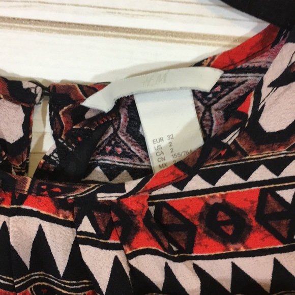 H & M Tribal Patterned Shirt - Picture 3 of 5